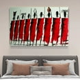 thumbnail image 4 of Massai Africa Warriors Painting Canvas Poster Bedroom Decor Sports Landscape Office Room Decor Gift,Frame-style,08x12inch(20x30cm), 4 of 8