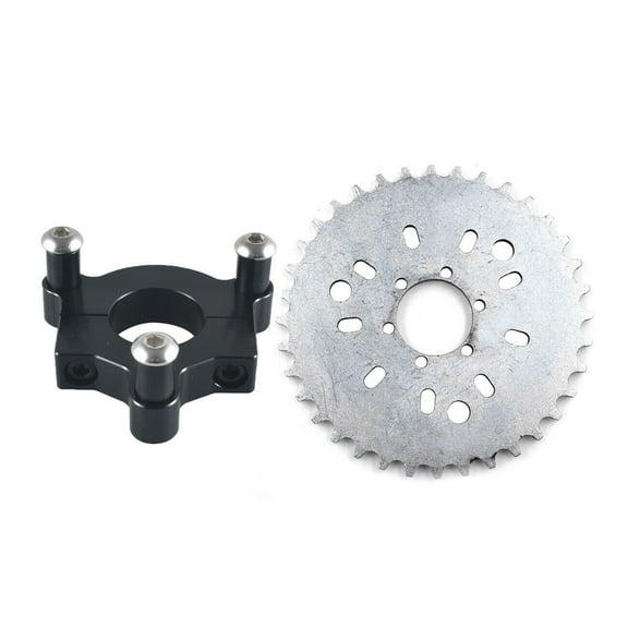 36T Sprocket 1.5" Black Adapter For 415 Chain 80cc 66cc 60cc Motorized Bike