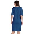 thumbnail image 5 of Inkmeso Womens Elbow Sleeve Regular Fit Tshirt Dress With Front Pockets, 5 of 8