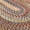 Floral, variant on Colonial Mills New England Braid Multi Colored Wool Area Rug Floral Oval 9x12 9' x 12'