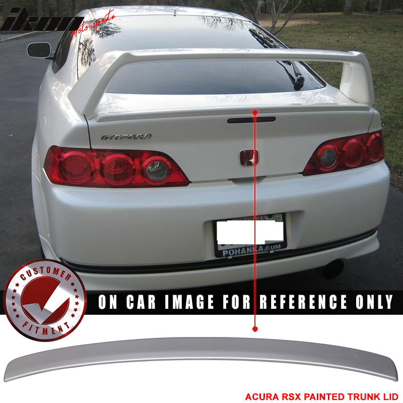 ABS Pre-Painted Custom Style Rear Truck Spoiler Wing+Brake Light For 02-06 RSX