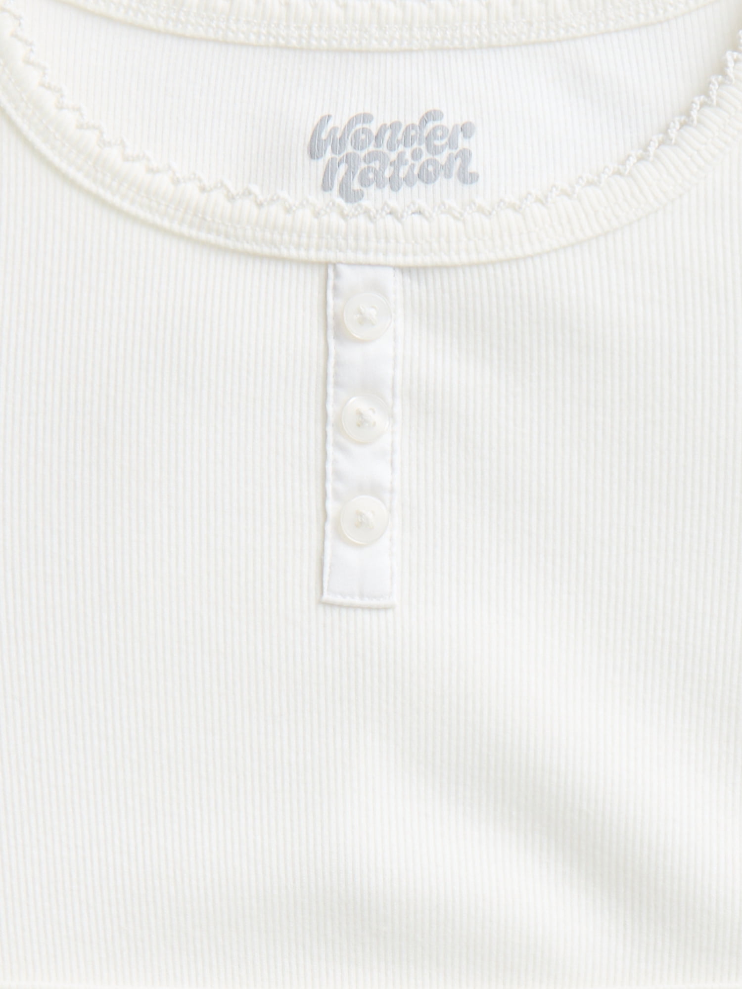 Wonder Nation Girls' Peplum Top with Short Sleeves, Sizes XS-XXL & Plus