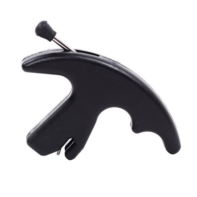 Ayuda De Liberación De Tiro Con Arco Tmvgtek Herramienta De Tiro Con Arco De Caza De 3 Dedos, Agarre De Pulgar, Ayuda De Liberación De Tiro Con Arco (Negro)