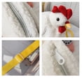 thumbnail image 5 of Shoulder Bag Womens Chicken Purse Bag Fluffy Shoulder Handbag Cute Cartoon Funny Animal Crossbody Bag White, 5 of 5