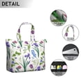 thumbnail image 3 of Flower Women's Large Weekend Travel Bag Moving Canvas Handbag Thick Double Layer Beach Weekend Travel Unisex Hospital Maternity Delivery with Toiletry Waterproof, 3 of 5