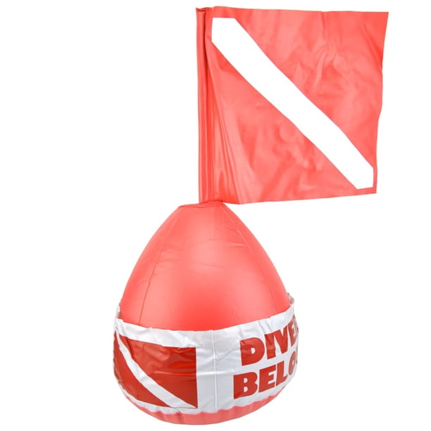 Soidarity Equipo de boya de bandera de buceo, boyas de marcado inflables, fabricante de buceo, equipo de accesorios para deportes acuáticos, herramienta Deportes acuáticos Soidarity OD026836-00