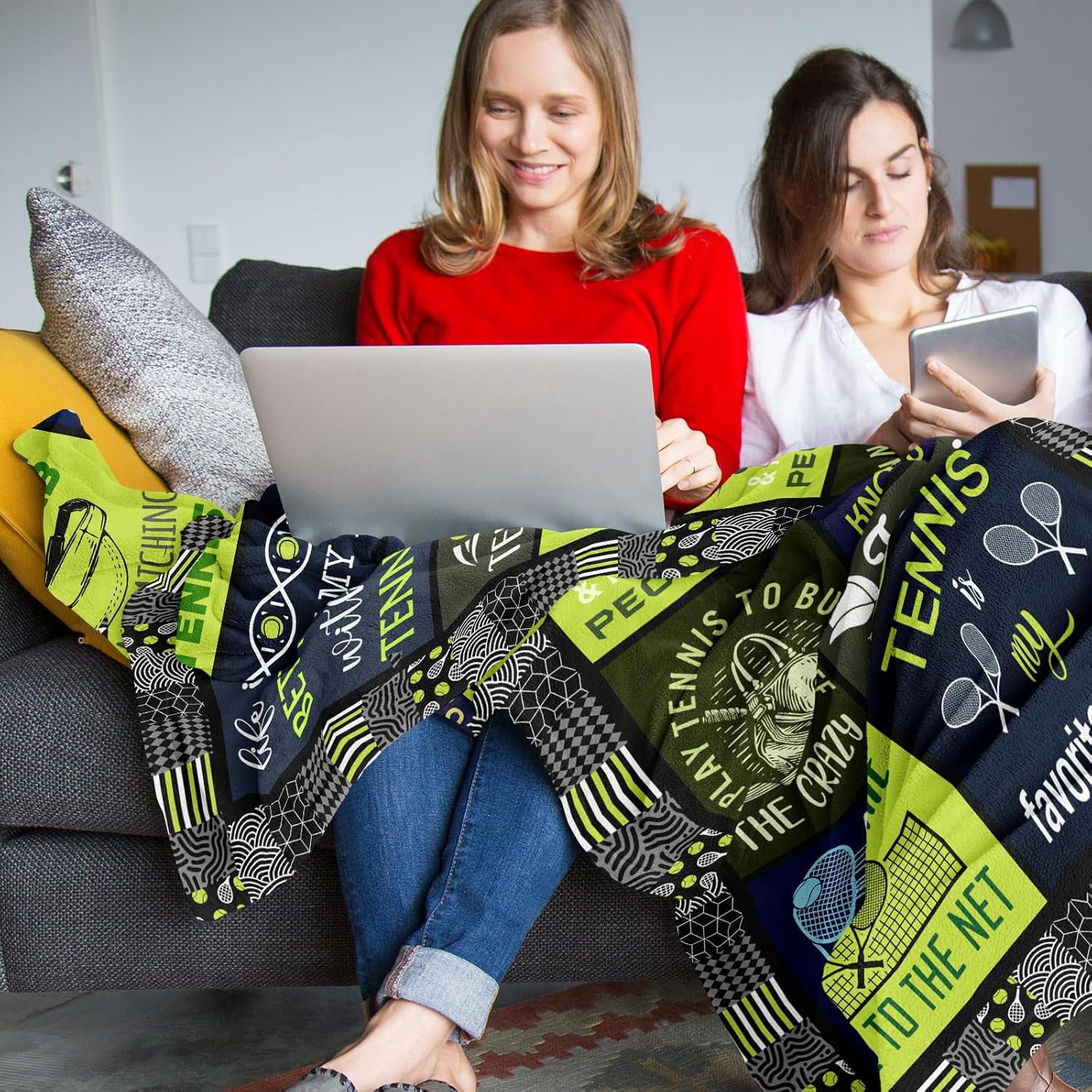 Tennis Gifts, Best Tennis Gifts for Men/Boys, Unique Valentine Tennis Gifts Women/Girls, Funny Tennis Gift Ideas, Gifts for Tennis Players/Lover, Tennis Themed Gifts, Tennis Coach Blanket