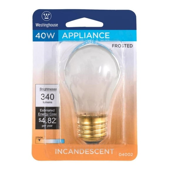 Westinghouse 04002 40W Frosted Appliance Light Bulbs
