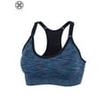 thumbnail image 3 of Luxtrada Women's Adjustable Back Padded Sports Bra Seamless Mesh Racerback Middle Impact, 3 of 9