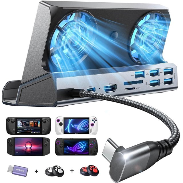 Estación de acoplamiento LISEN 13 en 1 para Steam Deck OLED&ROG Ally X