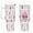 Color-3, variant on Pink Christmas Santa Travel Tumbler with Lid & Straw, Stainless Steel Insulated Mug, Holiday Floral Sleigh Design