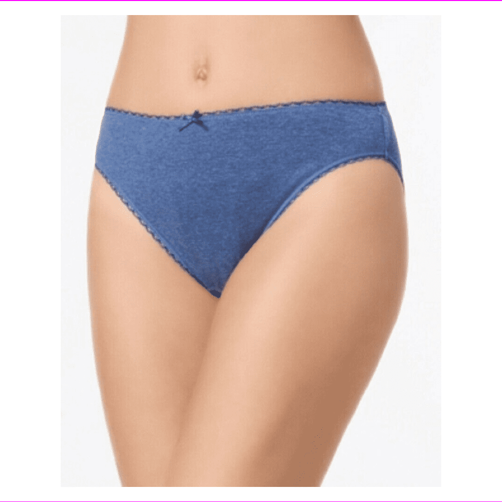 Charters Club Women's Hi Cut Lace trime Lined at Gusset Panties XXL