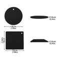 thumbnail image 2 of Dsscvnef 2pcs Silicone Non Honeycomb Mats Silicone Pot Holder Pads Heat Mats Pot Mat for Countertop Spoon Holder Pad Hot Pots and Pans Modern Kitchen Table Set for 4 Small Dining Table for 4, 2 of 3