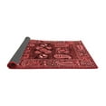 thumbnail image 2 of Ahgly Company Indoor Square Oriental Red Industrial Area Rugs, 3' Square, 2 of 4