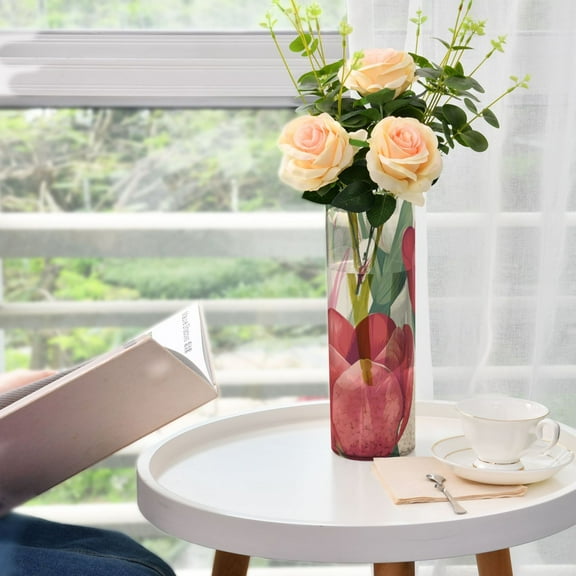 Flowers Tulip Vases for Flowers Modern Decorative Vase Home Decor for Bedroom Kitchen Living Room Centerpieces