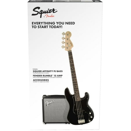 Fender Squier Affinity Series Precision Bass PJ Pack - (Best Fender Precision Bass)