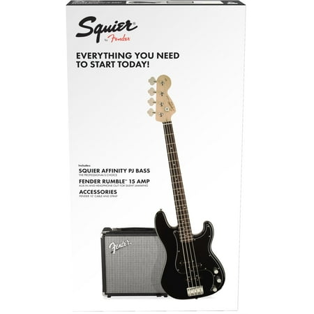 Fender Squier Affinity Series Precision Bass PJ Pack - Black