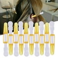 thumbnail image 5 of Clips de pico de pato para seccionar el cabello, herramientas de peinado para peluquería, color amarillo, 5 of 5