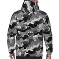 thumbnail image 7 of Pofeuu Horse Silhouette Print Mens Casual Hooded Collar Drawstring Hoodies Pullover Sweatshirts Casual Long Sleeve Shirts-Large, 7 of 7