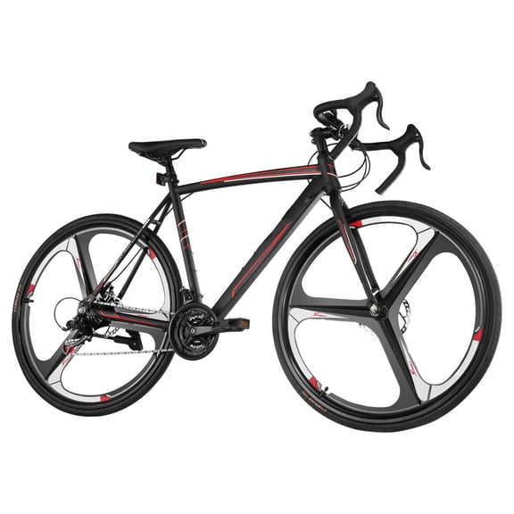 Road Bike Racing Bicycle 700C Shimano 21 Speeds Carbon Steel Frame Disc Brake