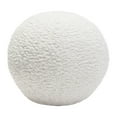 thumbnail image 3 of Nova Lifestyle PILLOWBALLWH2PK 10 in. Round Accent Pillows, White Faux Sheepskin - Set of 2, 3 of 3