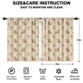 thumbnail image 2 of Blackout Kids Curtains,Beige Highland Cow Doll Pattern Childrens Insulated Curtains Set Of 2,Bedroom Essentials,Toddler Room Decor 42"x54", 2 of 5