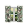 thumbnail image 3 of CADecor Dinosaur Pattern Print Window Treatment Panel Curtains Window Curtain Kitchen Curtain,Two Piece 26x39 Inches, 3 of 4