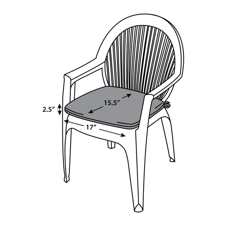 SoftSpot® Seat Cushion, 15.5 x 10 x 3, Black