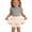 Beige, variant on VOUZZA Girls Tennis Skort Sports Skirt with Built-in Shorts and Pockets Golf Cheer Running Activewear Bottoms for Kids Youth Ages 4-12