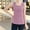 Purple, variant on Sakmal Cute Tank Tops Women Crew Neck Plus Size Shirts Spring Brown Solid Womens Tank Tops 4XL