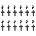 thumbnail image 1 of WORGEOUS 12pcs colgante de cruz de madera natural collar colgante de espejo retrovisor de coche de madera, 1 of 8