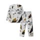 thumbnail image 1 of Balery Animal Bird Pijama para Hombre de Dos Piezas con Manga Larga, Conjunto de Dormir y Descanso Suave con Bolsillos-X-Large, 1 of 7
