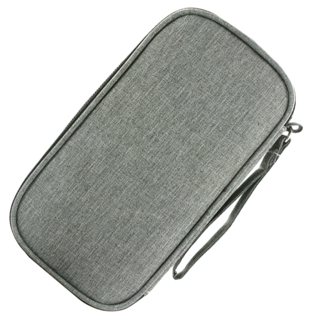 Organizador electrónico, bolsa organizadora de cables de viaje, bolsa, accesorios electrónicos, estuche de transporte portátil, resistente al agua, gris