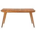 thumbnail image 4 of vidaXL 7 Piece Garden Dining Set Solid Acacia Wood, 4 of 11