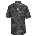 thumbnail image 3 of Men's Colosseum  Charcoal NC State Wolfpack Realtree Aspect Charter Full-Button Fishing Shirt, 3 of 3