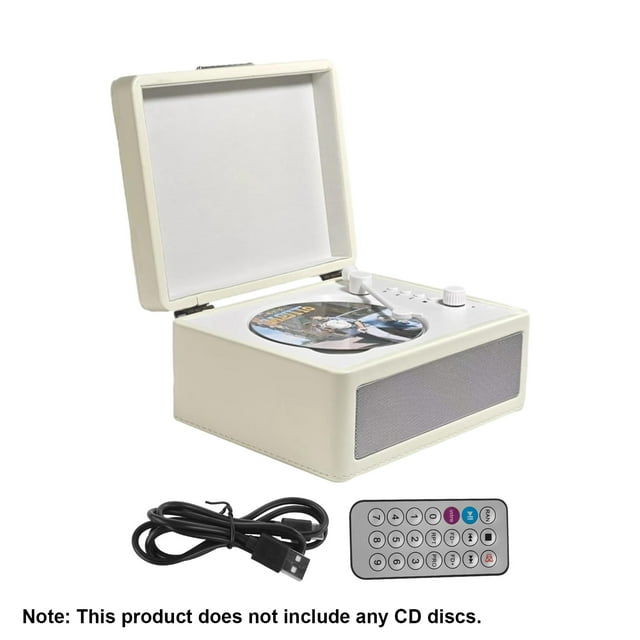 Player Player Lecteur, Platines de Qualité Usb, Qualité Sonore, Télécommande Infrarouge Usb avec Audio, Platines Audio avec 2 Lecteurs Infrarouges Usb Intégrés