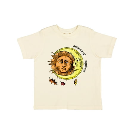 

Inktastic Autumnal Equinox Sun and Moon with Leaves Gift Toddler Boy or Toddler Girl T-Shirt