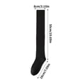thumbnail image 3 of Yuanlong Womens Thigh-High Socks Striped Mismatched Socks Over The Knee Stylish Casual Halloween Hosiery, 3 of 4
