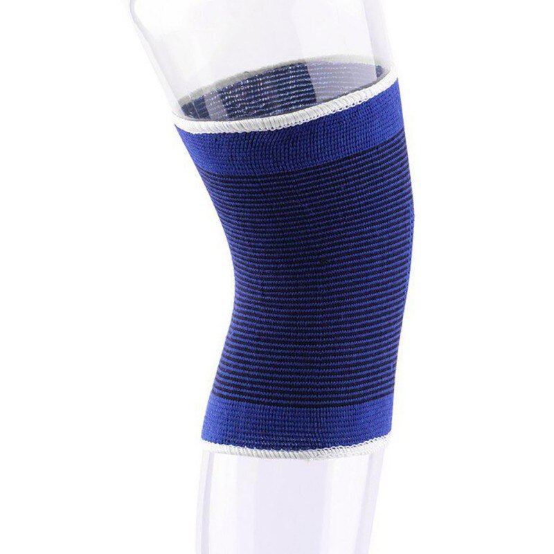 Download Wisremt Blue Knit Outdoor Sports Knee Pads Braid Legs ...