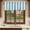 Aqua, variant on Red Striped Valances for Windows, Decorative Rod Pocket Window Valance Curtains, Christmas Farmhouse Red White Stripes Short Curtain Drapes for Kitchen/Bathroom/Living Room, 2 Panels, 42" W x 12" L