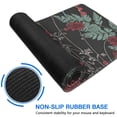 thumbnail image 6 of Chic & Functional Garden Flowers Mouse Mat - Soft, Portable, Non-Slip Rubber Base for Stability, Smooth Slide, Resistant to Splashes, Unique Design, Perfect for Computers, 31.5x11.8 Inch, 6 of 7