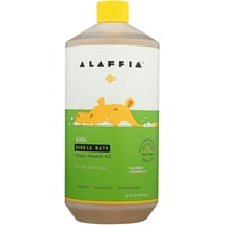 Alaffia Kids Coconut Chamomile Bubble Bath, 32 oz. Gentle and Calming for Sensitive & Dry Skin. Made with Fair Trade Shea Butter, No Parabens, Cruelty Free, Vegan.