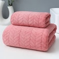 thumbnail image 6 of Fleece Towel Hair Towel, Soft Absorbent Non-shedding Velvet Bath and Beach Towel for Adults, Quick-dry Microfiber Hair Wrap and Drying Towel, Topliu, 6 of 9