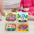 thumbnail image 4 of Rompecabezas de madera Montessori de 4 piezas para desarrollar habilidades motoras para pequeños Estilo B Zulema Juguetes de rompecabezas, 4 of 8