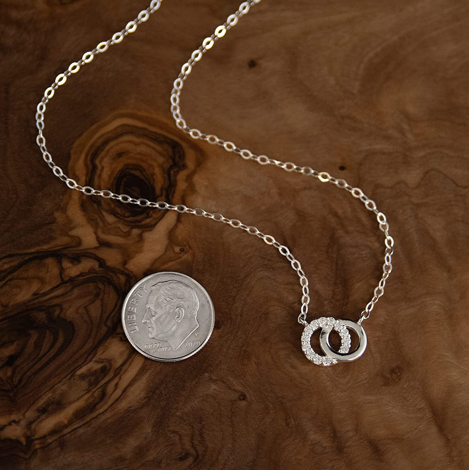 Double Circle Necklace / Infinity Necklace | Two Circles