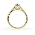 thumbnail image 5 of Unique Moments 0.75 Carat Solitaire 4-Prong Lab Grown Diamond Engagement Ring 14K Yellow Gold, 5 of 6