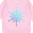 thumbnail image 3 of Inktastic Christmas Blue Ice Snowflake Toddler Sweatshirt, 3 of 4