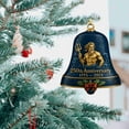 thumbnail image 6 of 1776-2026 United States 250th Anniversary Bell Ornament, Handmade Metal Christmas Bell Ornament for Tree or Garden with Commemorative Detailing for Collectors and Patriotic (Blue), 6 of 7