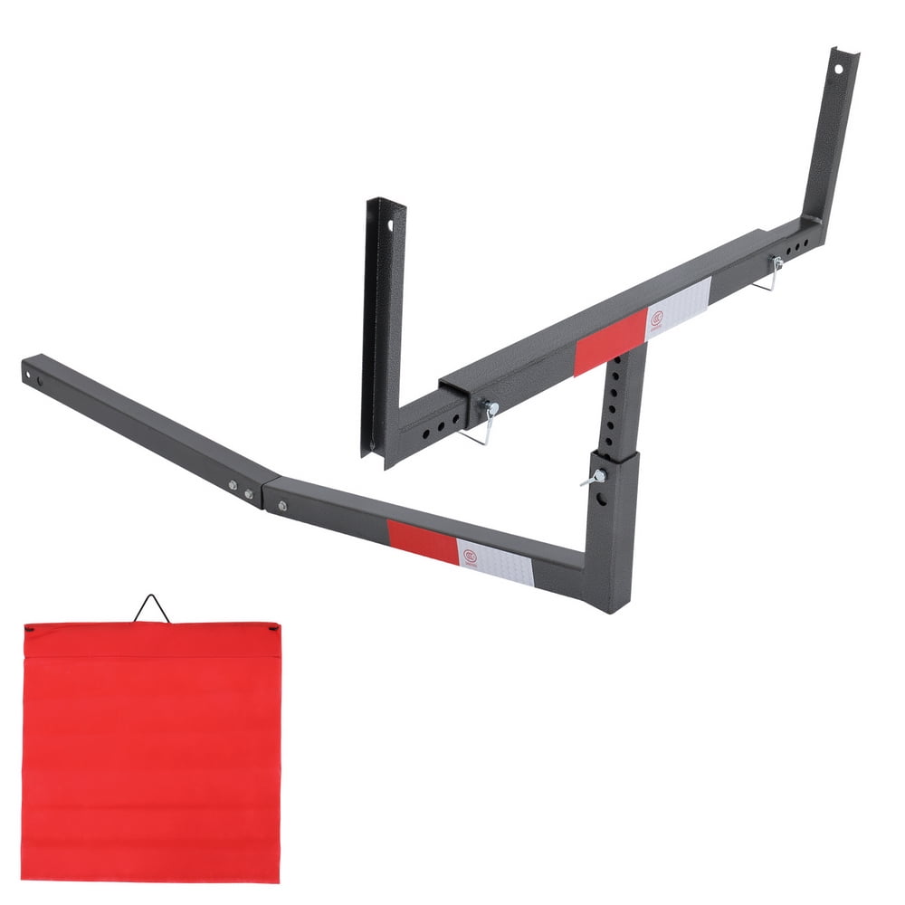 Heavy Duty Steel Pick Up Truck Bed Extender With Ratchet Straps The Hitch Mount Truck Bed