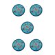 thumbnail image 1 of Advancent Posavasos para bebidas, alfombrilla para tazas, almohadilla bordada portátil, almohadillas aislantes, azul cielo Type2 NO2, 1 of 6